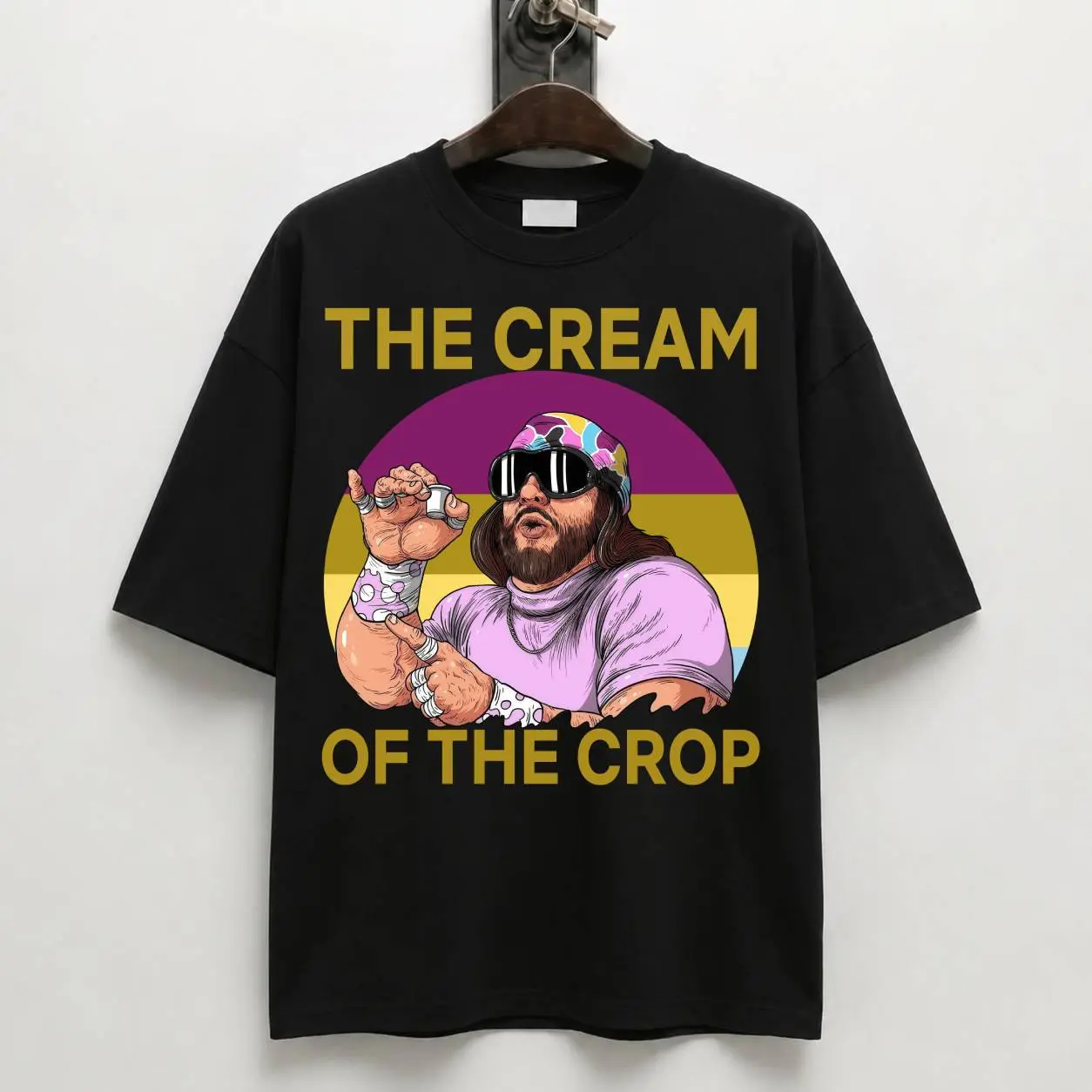 Ric Flair The Cream of the Crop Shirt, WWE Wrestling Legend Tee, Ric Flair Vintage Graphic T-Shirt, Nature Boy Merch, Retro Wrestling Shirt