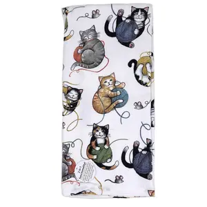Playful Kittens Dual Purpose Terry Towel