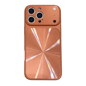 Phone Case: Compatible with iPhone 13-17 Pro Max, This Glossy CD Pattern Colorful Phone Case Features a Multi-Color Gradient, a Premium Glossy Finish, Full Protection Against Drops, Anti-Fingerprint Properties, And Is Designed for Couples