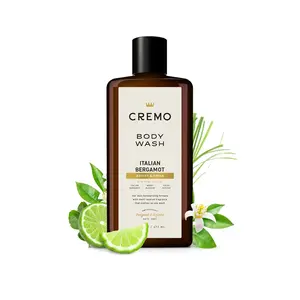 Cremo Rich-Lathering Italian Bergamot Body Wash for Men, Notes of Italian Bergamot, Neroli Blossom, and Fresh Vetiver, 16 Fl Oz Body Care
