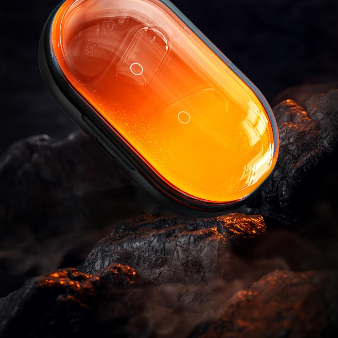 OWS Open Wireless Luminous Sand Earphones, High Fidelity Sound Quality, High Definition Music with Built in Microphone Suitable for Listening to Music, Sports, and Fitness