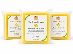 Marthou Skincare Brightening Lemon Brighten Soap - 3 Pack
