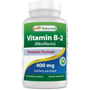 Best Naturals Vitamin B2 400 mg 120 Vegetarian Capsules