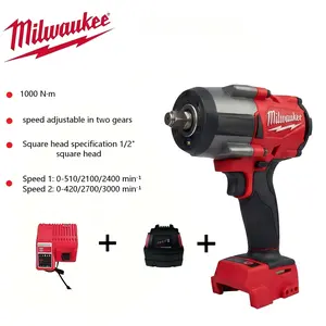 Milwaukee FMTIWF12 Cordless Impact Wrench 1/2in Industrial Power Tool torque capacity