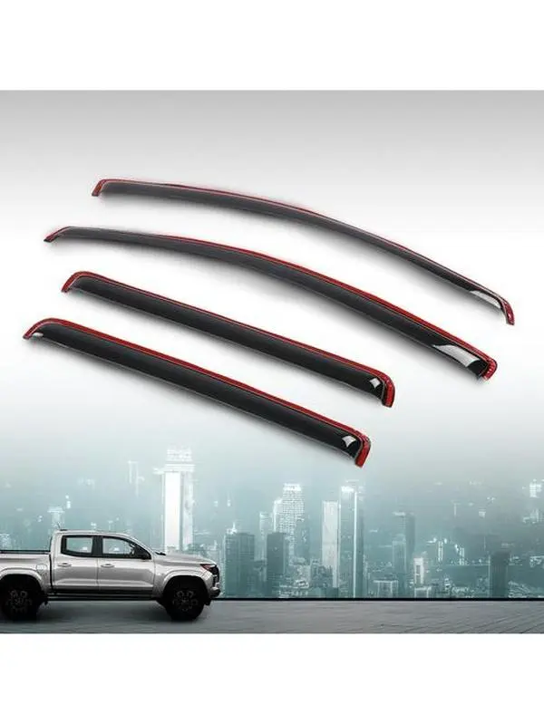 Fit For 23-25 Chevy Colorado GMC Canyon In-Channel Rain Guard Window Vent Visors