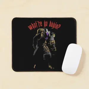 Resident Evil 4 Merchant Mouse Pad, Minimalist Aesthetic Desk Mat, Non-Slip Base, Gamer Decor