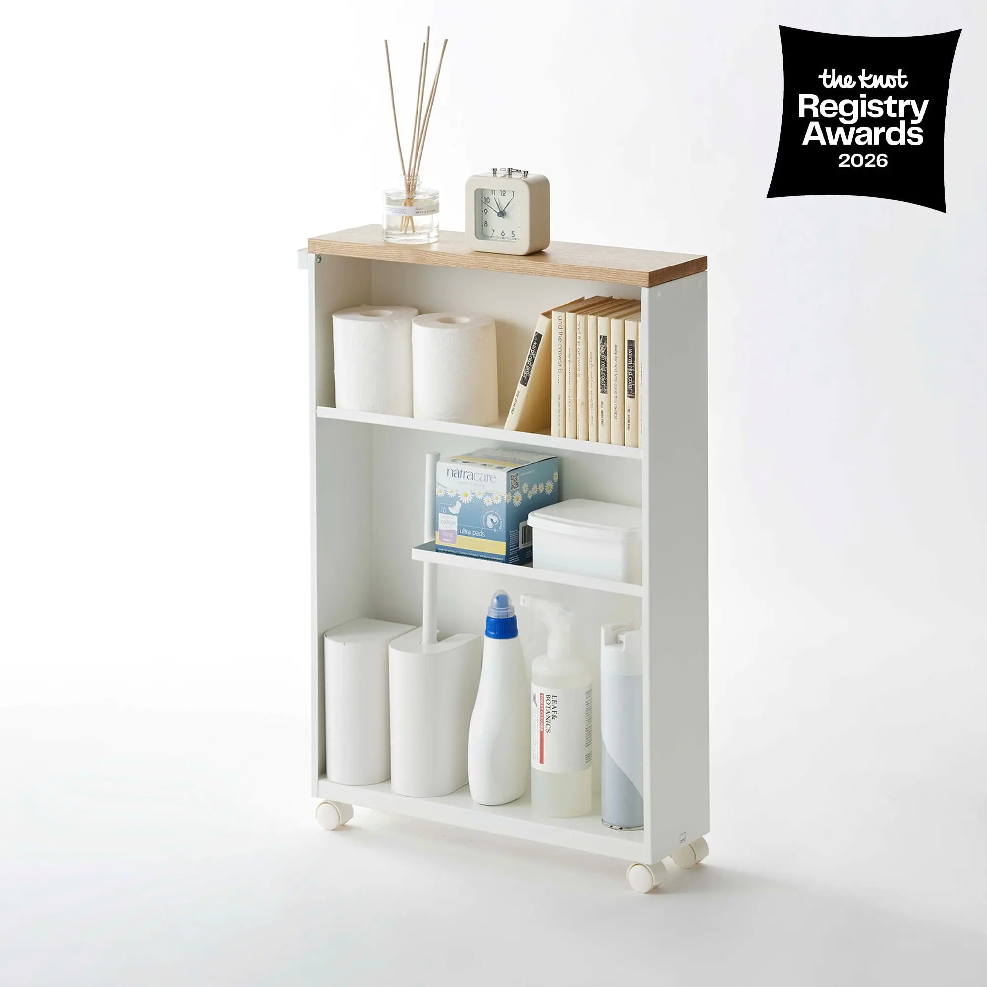 Rolling Storage Cart (27" H)  - Steel