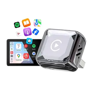2026 New 2-in-1 Diamond Wireless CarPlay Android Auto Adapter Carplay Converter Plug & Play All Car Models-Perfect Car Gift
