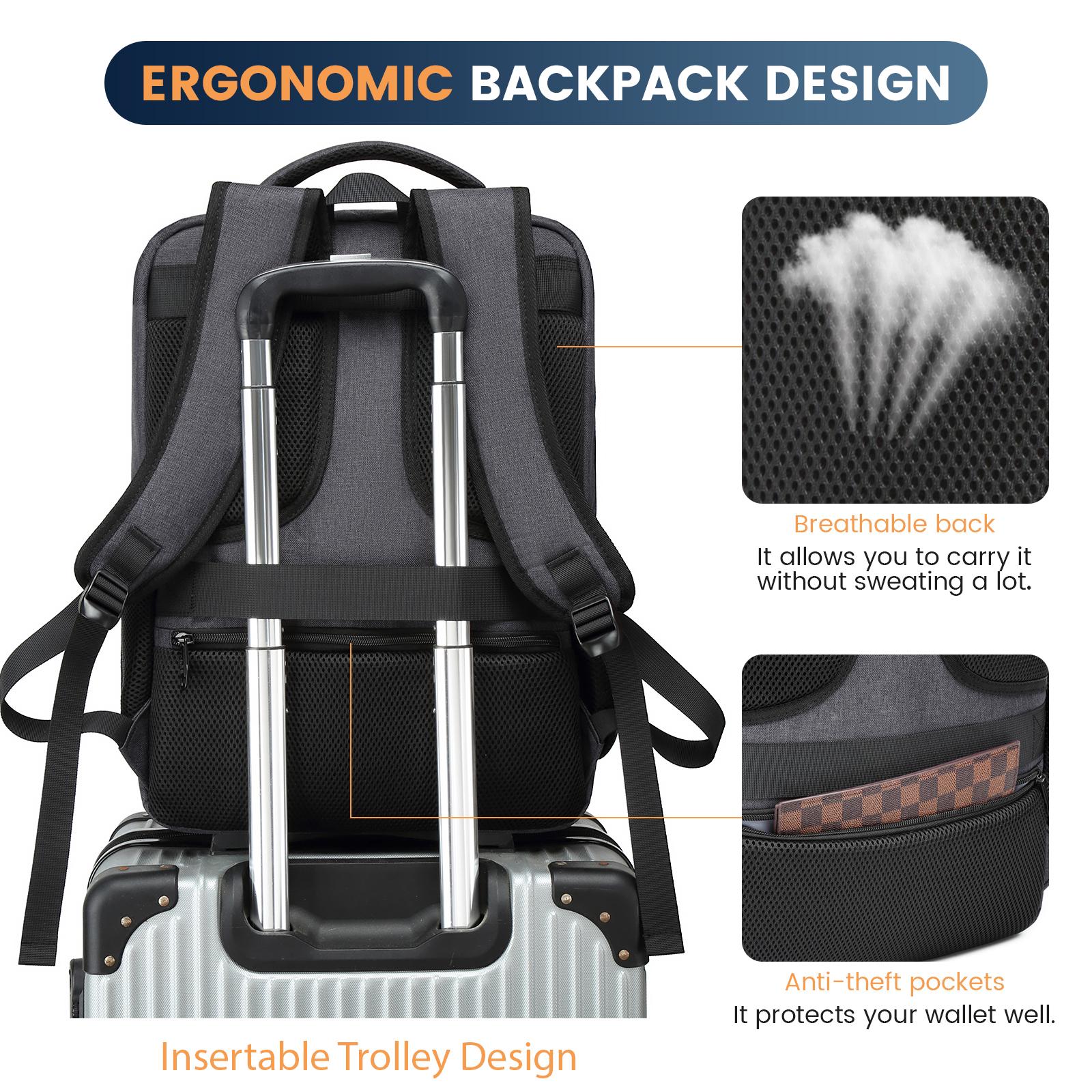 PS5 Game Console Backpack with Thick Pad, Shock-Cushioned Drop-Proof Design, Compartmentalized Storage for Controller, Headset & Controller Accessories, Portable Travel Carry Bag