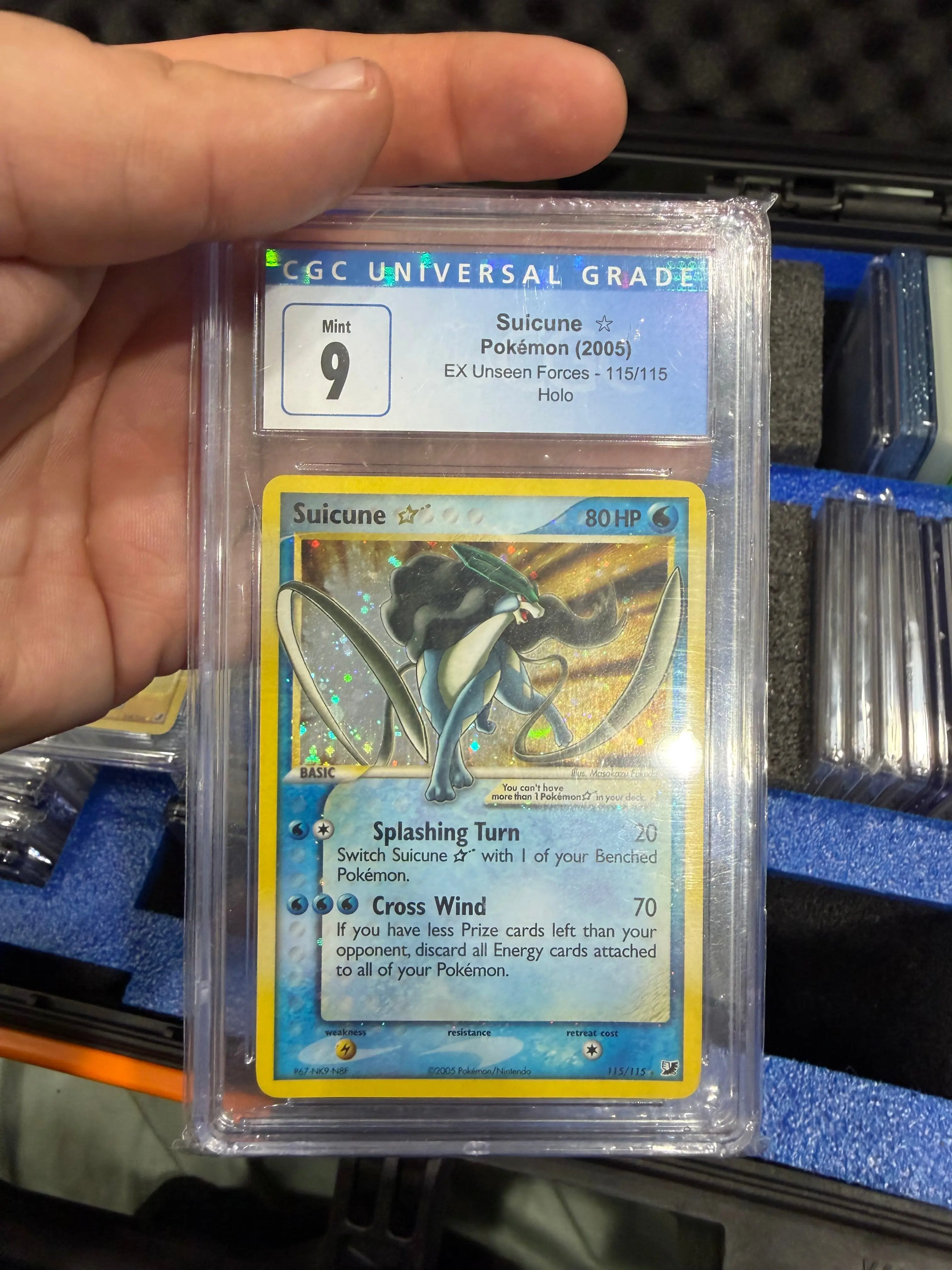 Suicune gold star - CGC 9