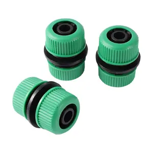 3-Piece Set 1/2 Inch Hose Fittings Quick Connect Sprayer Adapter Repair Leak Connector Watering Kit Accessories Garden Hose Connector