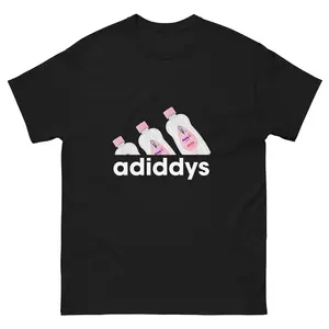 Funny Adiddys Parody TShirt, Logo Style Meme Graphic Design, Soft Cotton Fabric, Unisex Fit For Adults, Perfect Gift For Friends With Humor