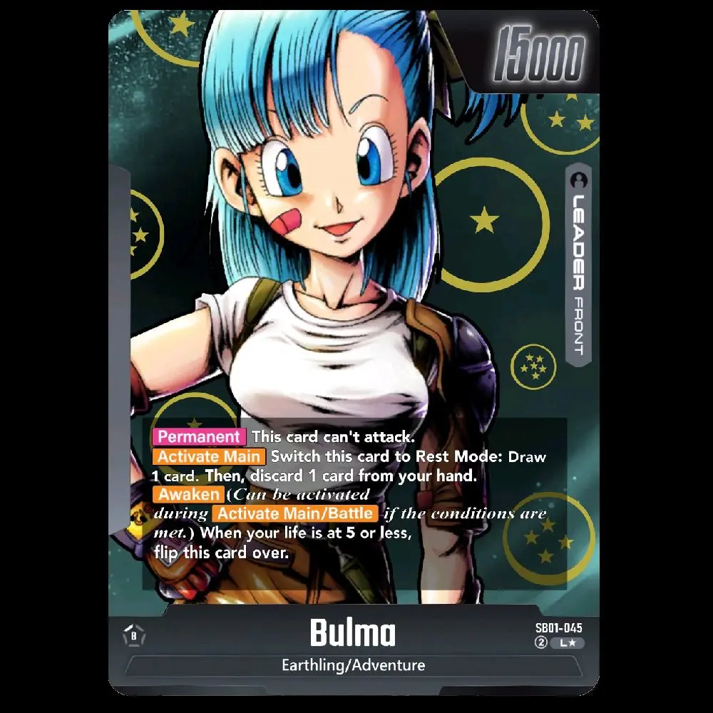Dragon Ball Fusion World Custom Leader SB01-045 Bulma - TikTok Shop