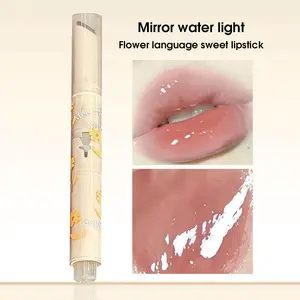 Long-lasting Lipstick, 1 Count Moisturizing Lip Gloss, Tinted Lip Glaze Stick, Waterproof Lip Stain, Suitable for All Occasions Lip Makeup, Girls and Women Makeup Accessories