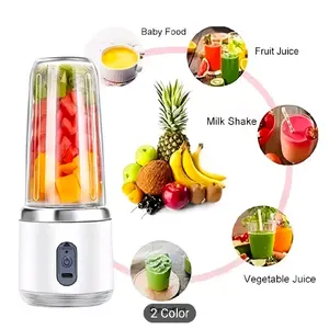 2-Cup Electric Juicer and Blender for Baby Food, Fruit Juice, Milk Shake, and Vegetable Juice -