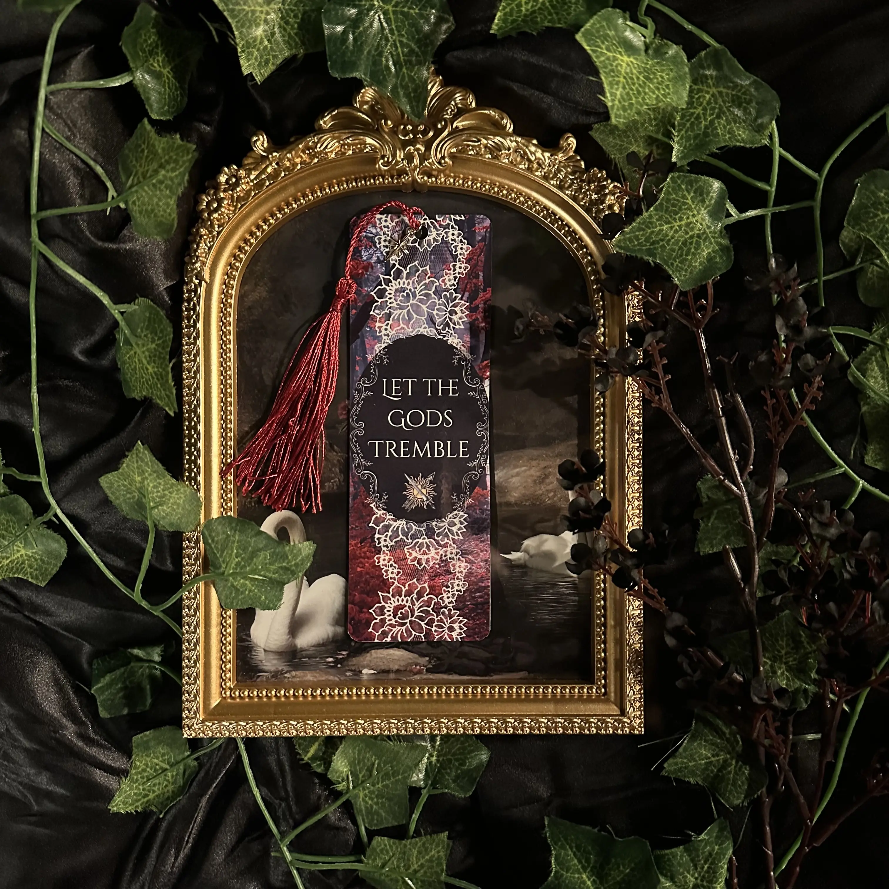 Handmade From Blood & Ash Bookmark: Tassel and Charm (Personalized Design)