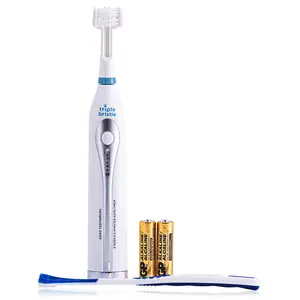 Triple Bristle Go 3-sided Sonic Travel Toothbrush