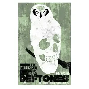 Deftones Tour 2001 Poster Home Decor (Unframed)