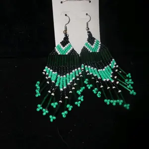 Beaded Native Inspired Earrings for Women - Handmade Jewelry