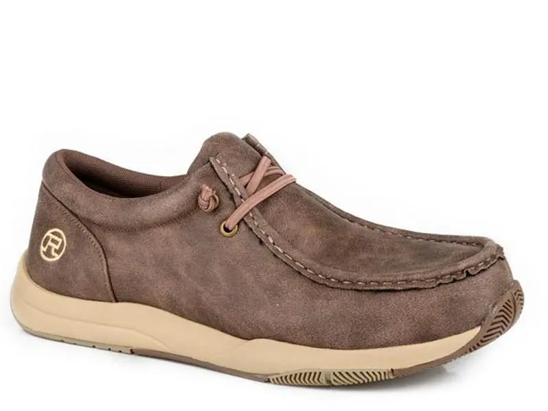 Black Friday Special-Men's Brown Faux Leather Chukka