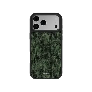 Emerald Python | Olive Snakeskin iPhone Case