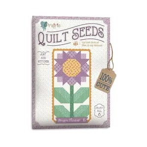 Riley Blake Designs Lori Holt Prairie Flower 6 Quilt Seeds Block Pattern ST-25529
