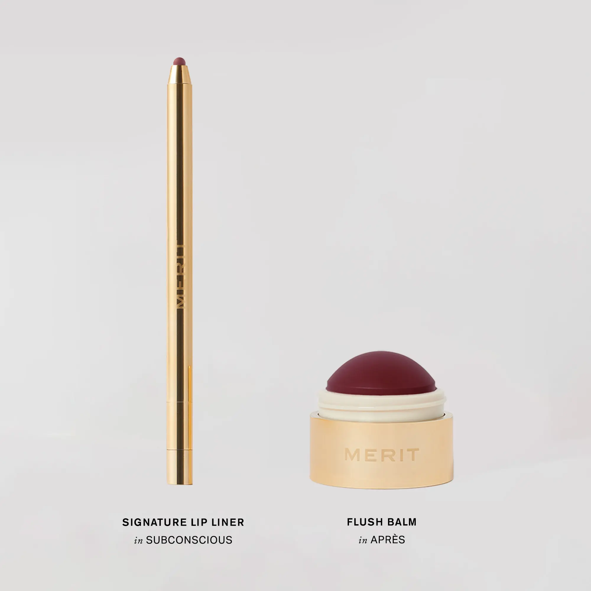MERIT The Cool Berries Set - Lip Liner & Blush Duo MERIT The Cool Berries Set - Lip Liner & Blush Duo