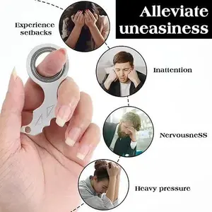 Karambit Spinner Keychain, Aluminum Alloy EDC Fidget Toy with Silent Rotation, Anti-Anxiety Key Ring Accessory for Daily Carry, Keychain Accessories