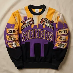 Sinners Movie Inspired Sweatshirt – Vintage Graphic Crewneck, Retro Film Aesthetic Pullover, Streetwear Fan Style Outfit