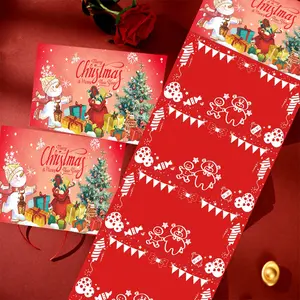 Christmas Cash Envelope Folding Gift Box, Surprise Party Gifts for Kids, Festive Holiday Present Idea
