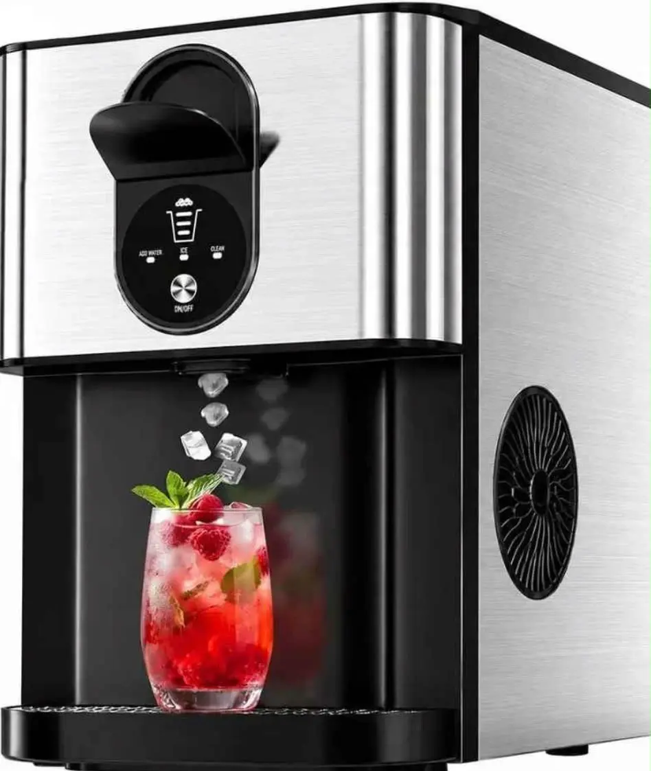 Ice Maker Machine with Digital Display and Ice Dispenser for Home Use