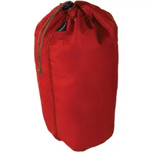 212 MAIN Compact Equinox Nylon Bilby Stuffsack - 5in. x 8in., Red, Nylon Fabric, Drawstring Top, Storm Flap, Weatherproof Sports & Outdoor Gym Accessory Bag