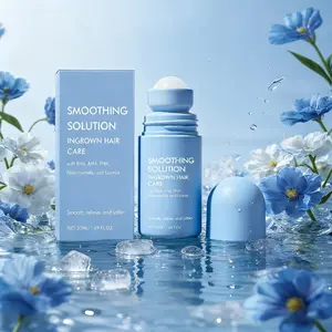 Hair Minimizing Roll-On Serum - Smooth Ingrown Hair Care, Slows Regrowth for Finer, Softer Hair, Precision Rollerball Applicator, Targets Hair Follicles with BHA, No Messy Hands