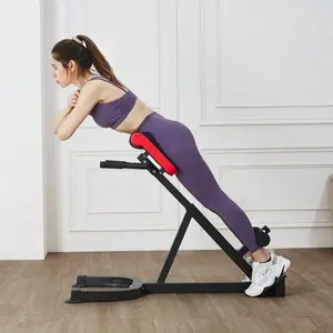 Roman Chair Hyperextension Bench, 300-350 Lbs Adjustable Extension Machine, Multi-Function Exercise Equipment For Glute, Hamstring, Lower Back, And Ab Workout, Fitness Weight Bench For Home Gym