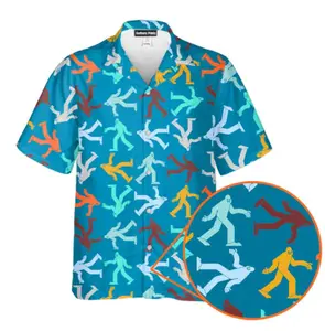 Bigfoot Sasquatch - Golf Hawaiian Shirt