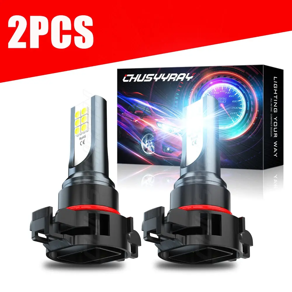 For Dodge Journey 2010 2011 2012 2013 2014 2015 2016 2017 2018 2019 Combo 2X H16/5202 LED Fog Light Bulbs white kit Cars Vehicle Car Accessories Visibility Safety Led Lighting