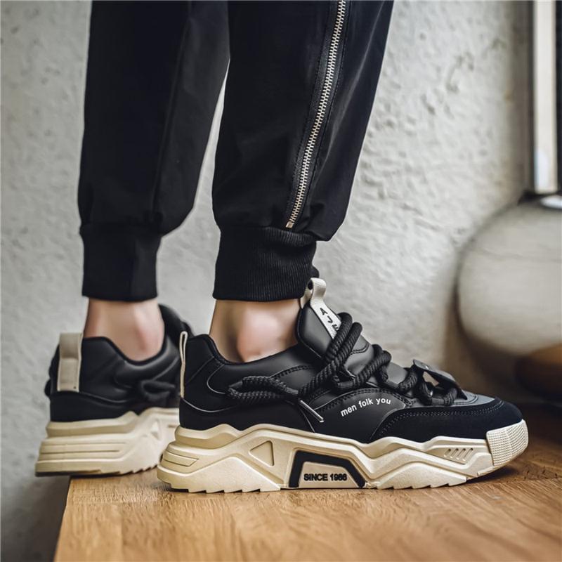 New Thick Sole Height Increasing Women's Dad Shoes 2025 Autumn Inner Height Casual Sneaker Athletic Makapal Trainer