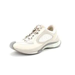 Pre-owned Gucci Women's Run Trainer Sneakers Technical Fabric and Suede by Rebag