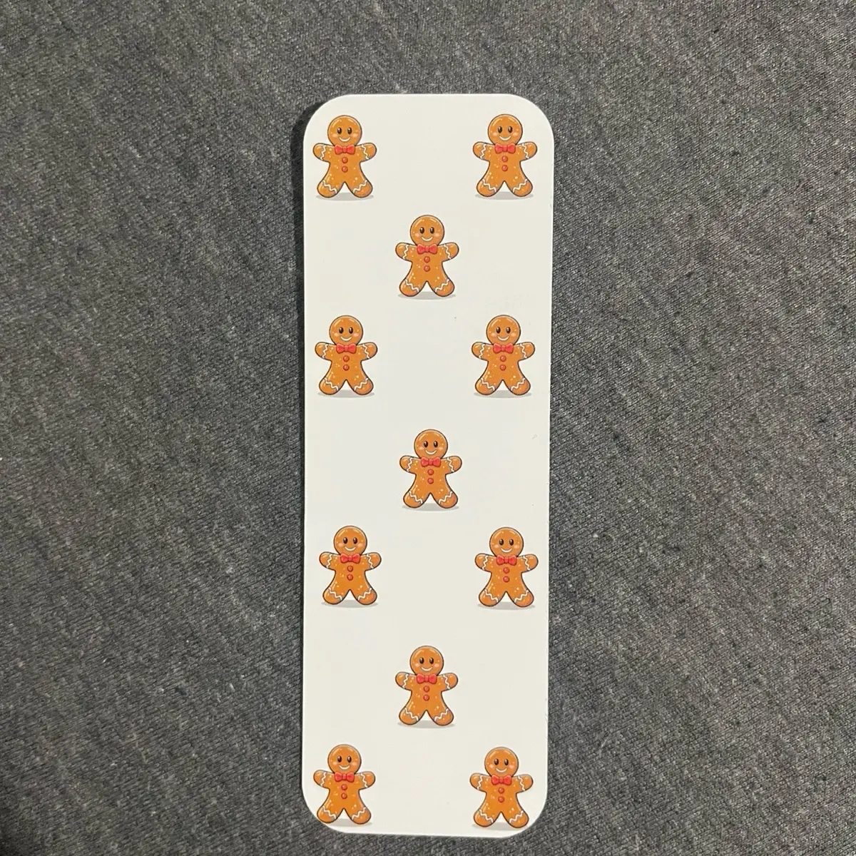 Gingerbread Man Christmas Inspired Bookmark - Perfect for the Holidays
