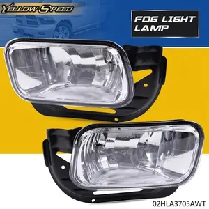 2pcs Fit For 10-18 Dodge Ram 2500 3500/2009-2012 Ram 1500 Bumper Fog Lights Lamp