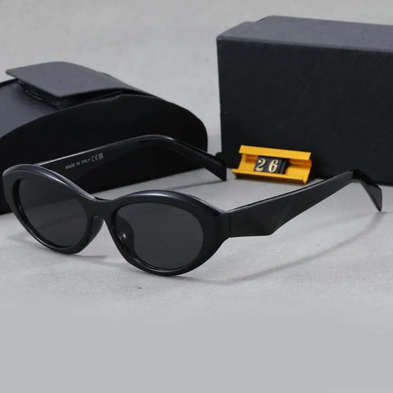 Retro Oval Cat Eye Sunglasses for Women Classic Narrow 90s  display picture 3
