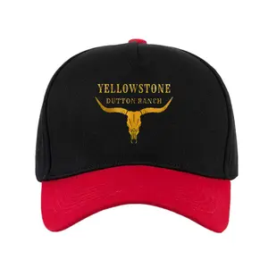 Yellowstone Dad Hat, Dutton Ranch Adjustable Baseball Cap with Curved Brim