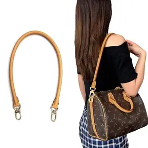 jiesinlov 27.5inches Vachetta Leather Shoulder Strap Replacement,Bags Strap for Speedy 25 30 Handbags