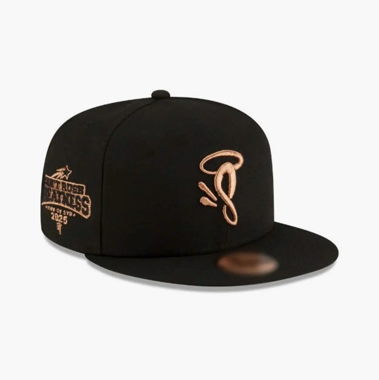 Fitted Hats - Synworld Hats Black Snapback for Men with Adjustable Fit, Logo Design, Casual Baseball Cap Style