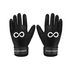 ORIGINAL SERIES BLACK SHORT CUFF PRO PREMIUM 100% 0.9MM AAA GRADE AFRICAN GOAT® LEATHER