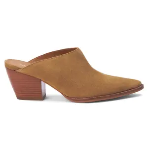 Matisse Womens Cammy Pointed Toe Mules Dress Casual Casual Mid Heel 2-3" - Brown