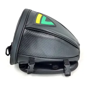 Motorcycle Tail Bag Waterproof Durable Material, Large Capacity, Easy Installation, Secure Fit, Long-Lasting, Perfect for Motorbike Accessories