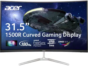 Acer Nitro 32 inch Full HD 165Hz AMD FreeSync Premium 1ms Built-in Speakers Curved Computer Monitor EDA320Q PBIIPX