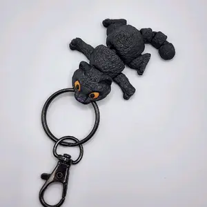 Backpack Buddies 3D Printed Articulating Keychain Clip - Fun & Eco Friendly Mini Figurine for Bags & Keychains - Perfect Gift for Any Occasion