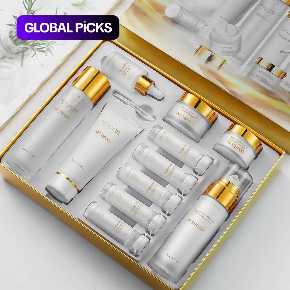 Retinol Polypeptide Skincare Set, Moisturizing, Hydrate and Brightening Facial Skin Care Kit for Women and Men, Hydrating Beauty Set #GLOBAL PICKS